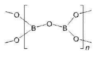 Strukturformel von Dibortrioxid