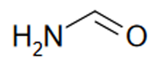 Strukturformel von Formamid