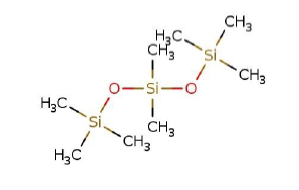 Strukturformel von Octamethyltrisiloxan