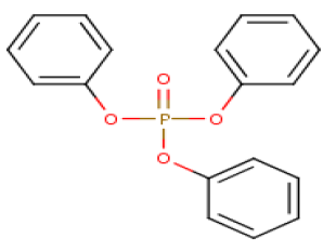 Strukturformel von Triphenylphosphat